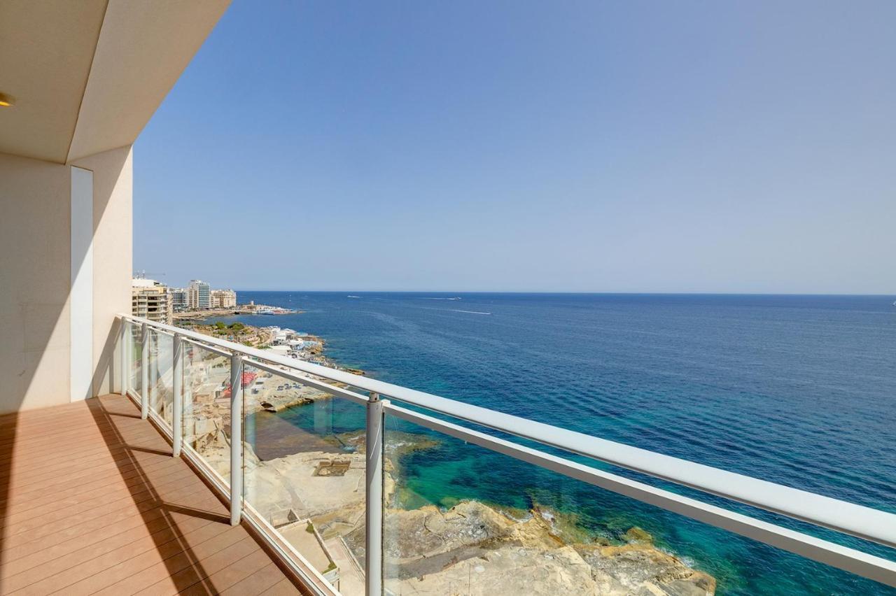 Super Luxury Apartment In Tigne Point, Amazing Sea Views Слима Экстерьер фото